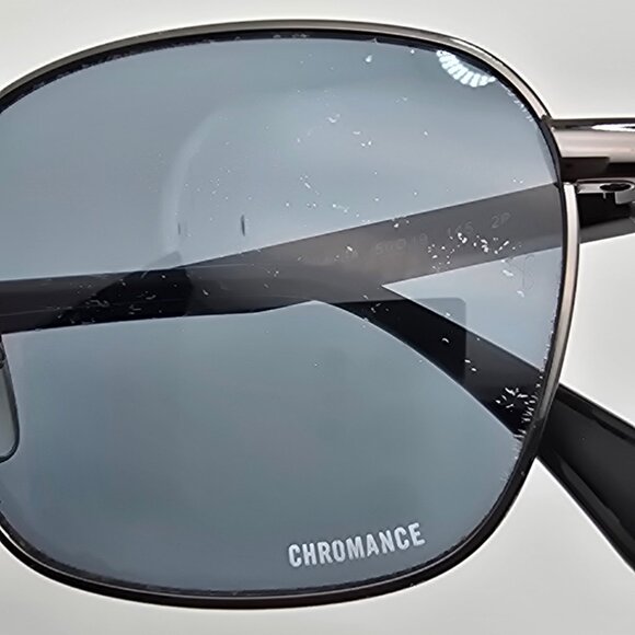 Ray-Ban RB3664-CH 004/BA Chromance Gunmetal Frame Polarized Blue Lens Sunglasses - Picture 13 of 16